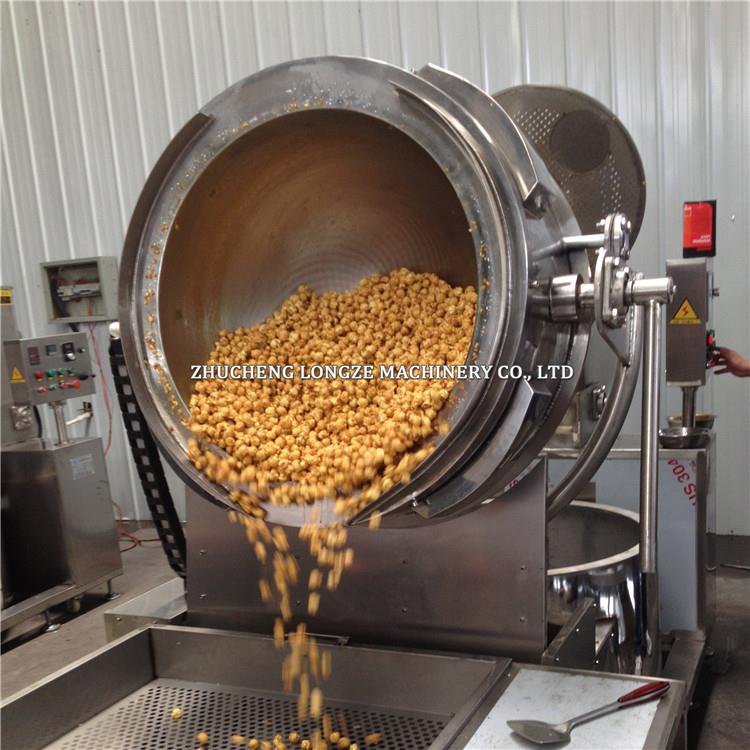 Big Capacity Commercial Caramel Flavors Electric Induction Popcorn Making Machines