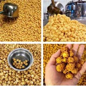 Gas Heating Caramel Flavors Popcorn Making Machine Video