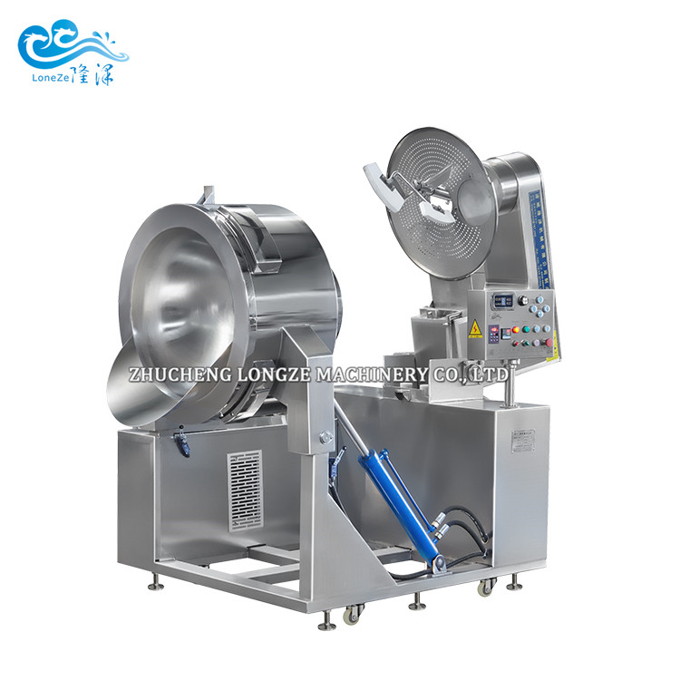 Electromagnetic sugar coating and frying machine