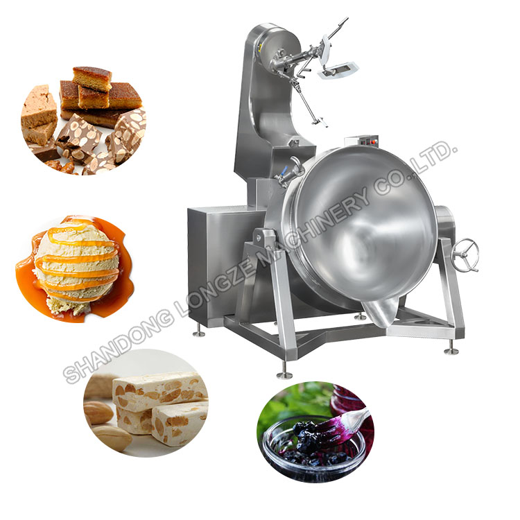 Semi-Automatic Cooking Mixer Machine For Bean Paste