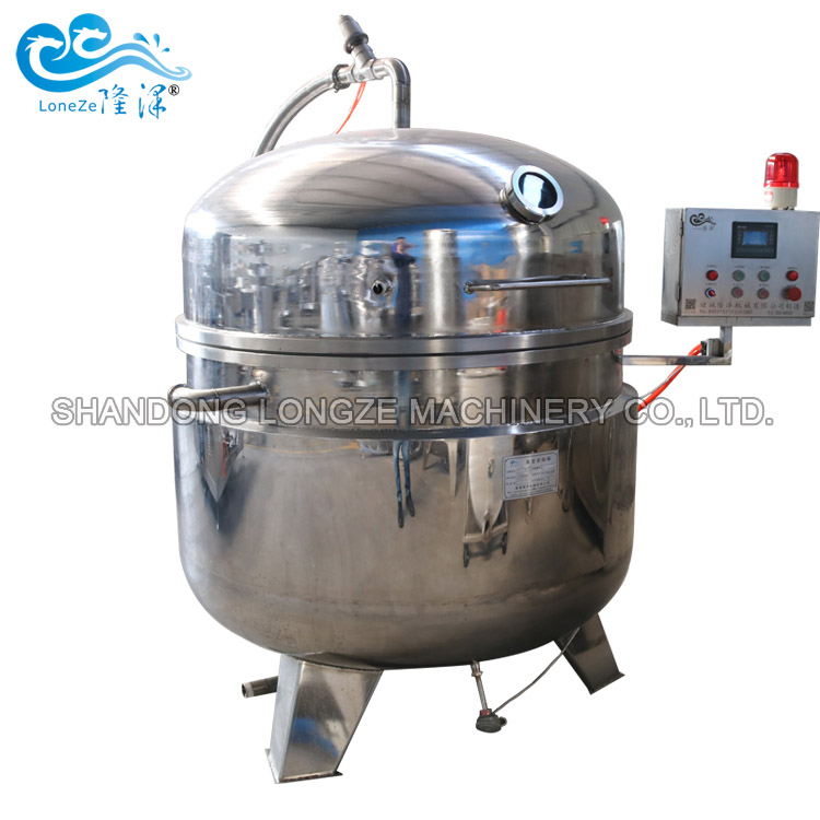 Soy Beans Chickpeas Sweet Corn High Pressure Vacuum Cooking Pot 300l High Pressure Stainless Steel Co