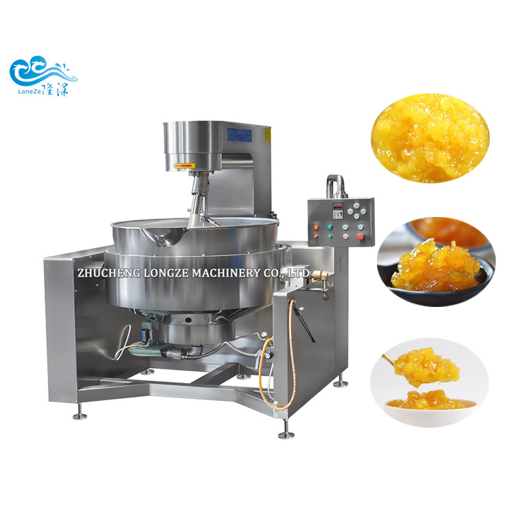 Commercial Planetary Stir Papaya Jams Cooking Mixer Machine For Firing Dishes
