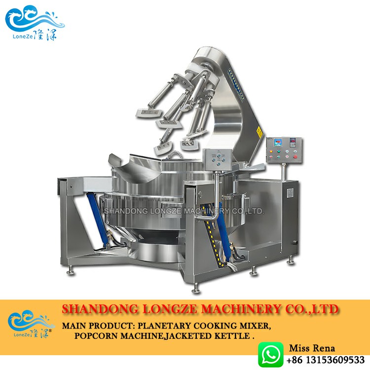 Automatic Jacketed Cooking Mixer|Gas Heating Cooking Mixer