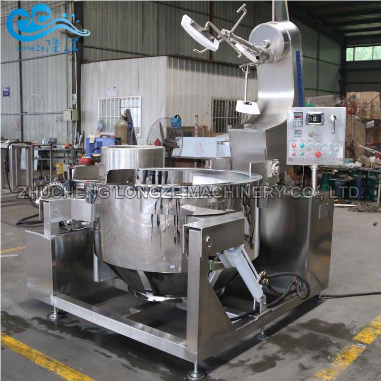 Gas Heating Automatic Cooking Mixer Machiner For Meat Sauce