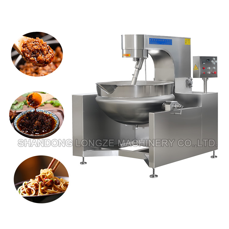 Steam Seafood Sauce cooker mixer machine