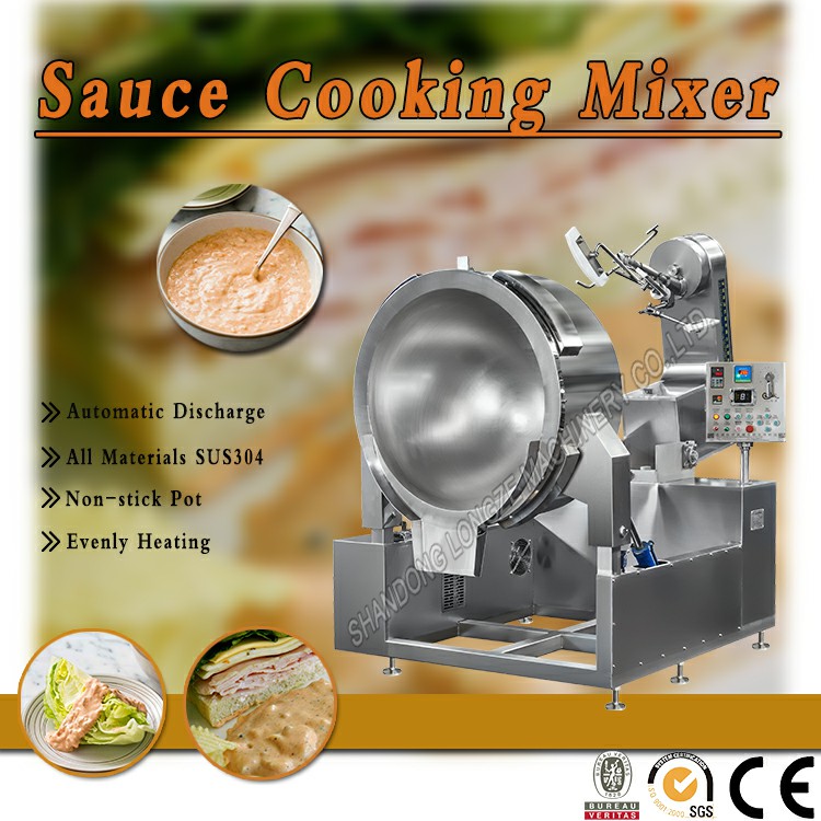 Thousand Island Sauce Cooking Mixer Machine With Strring
