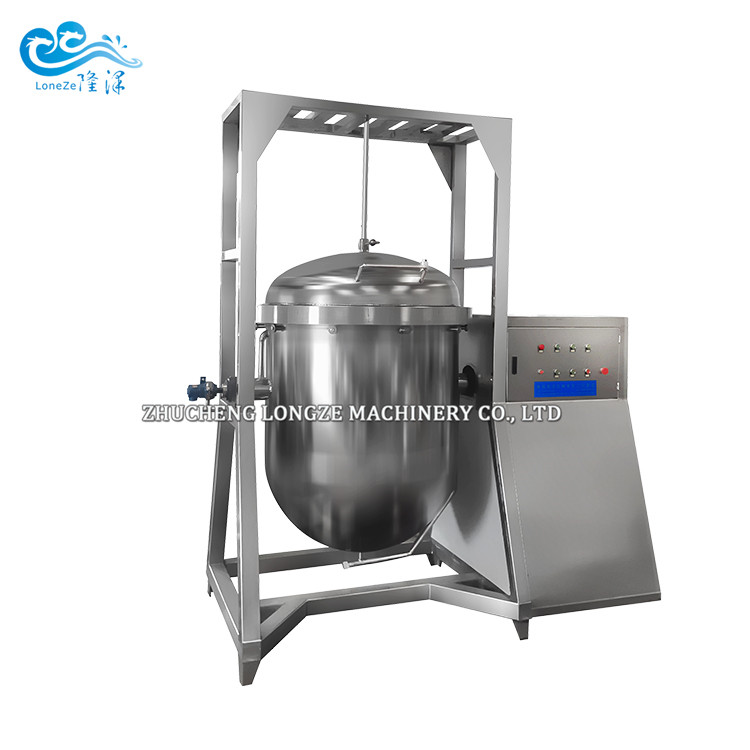 Industrial Cooking Pot With Vacuum Pressure Steam For Food