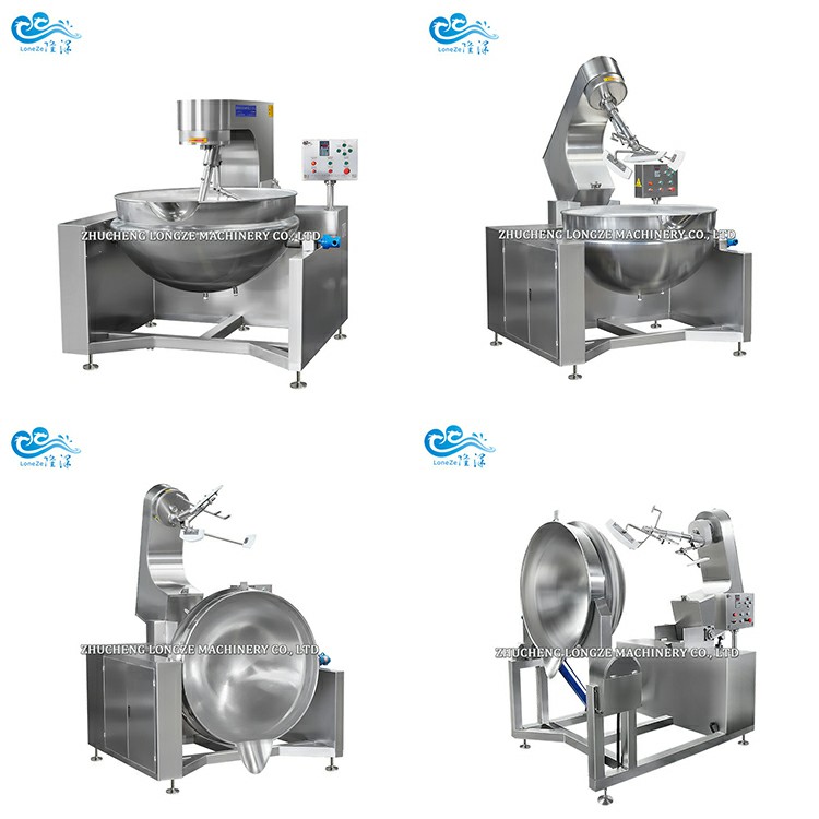 Steam Jacketed Kettle Beans Paste Mixing Planetary Mixer Machine/sauce Mixing Machine Equipments Price