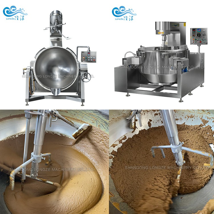 Industrial food mixer cooking machine price,Industrial Gas Heating Stainless Steel Mixer Cooking Machine With Agitator For Sale