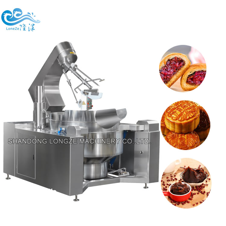 The Efficient Heating Planetary Stiring Food Cooking Mixer Machine Video
