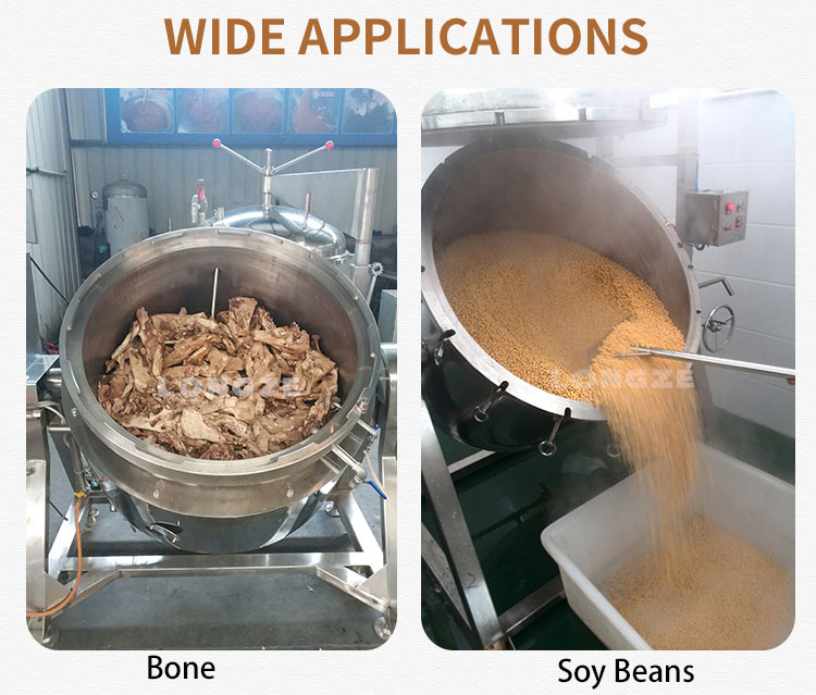 Industrial Pressure Cooker Pot For Samp/Beans/Bone