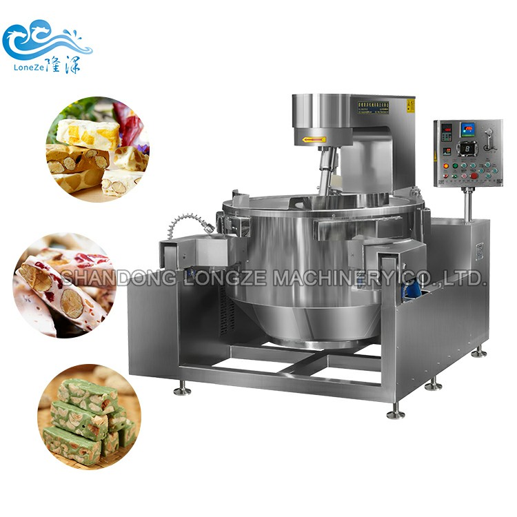 Industrial Honey Coated Peanut Cashew Nuts Walnuts Almond Making Roasting Frying Processing Coating Machine