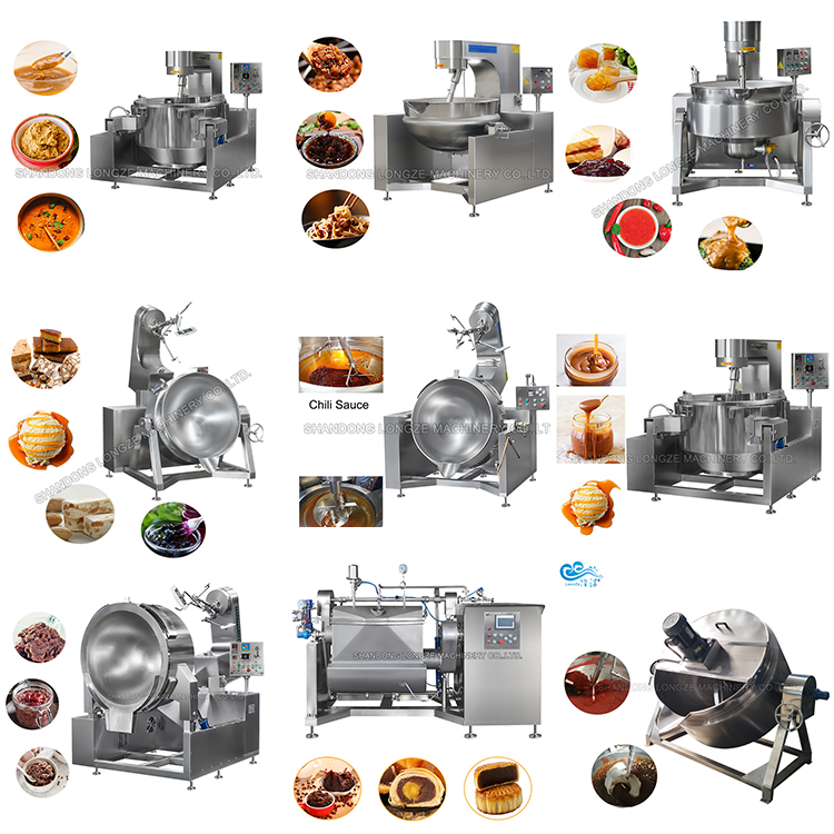 800-Liter Vacuum Cooking Mixer Machine