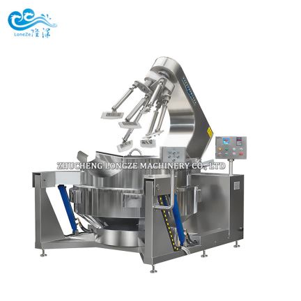 automatic electromagnetic sauce cooking mixer machine