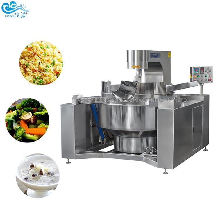 High Quality Fried Rice Machine/Automatic Food Stirring Cooking Machine/automatic Sauce Cooking Machi