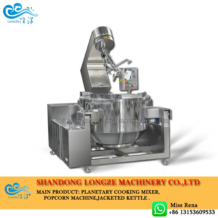 Automatic Jacketed Cooking Mixer Induction Heating