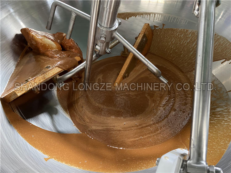 Gas Industrial Automatic Cooking Mixer For Caramel