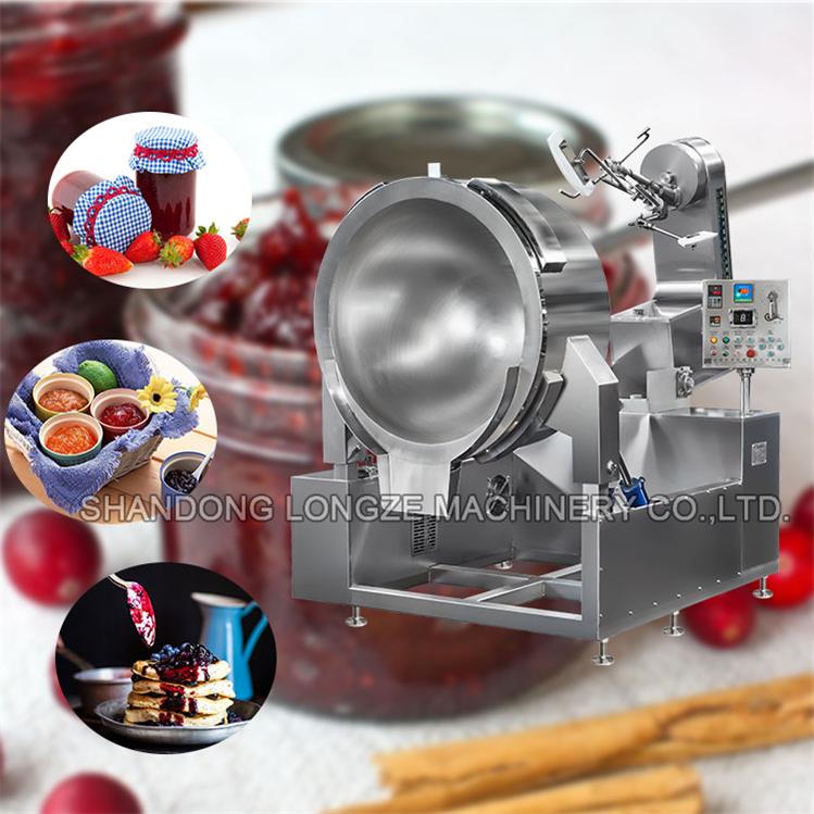 Pineapple Jam Cooking Mixing Machine With Fully Automatic Strirring