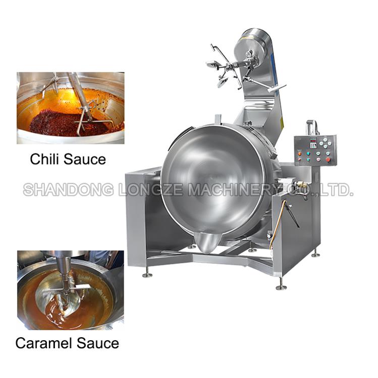 Spicy Garlic Oil Cooking Mixers Kettle For Sale