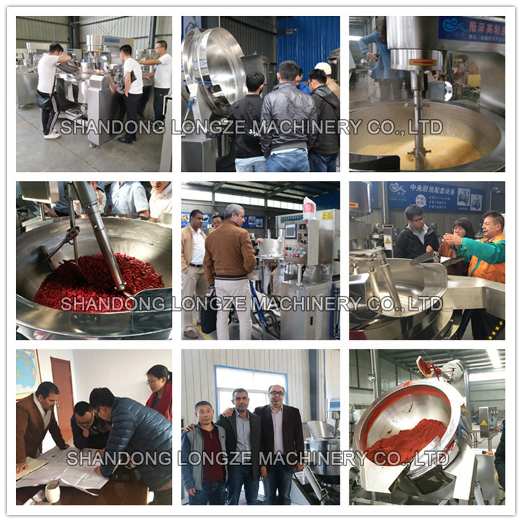 Sauce Electromagnetic Cooking Mixer Machine