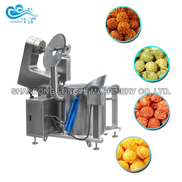 Automatic Commercial Popcorn Machine Kettle Corn Maker Popcorn Popper