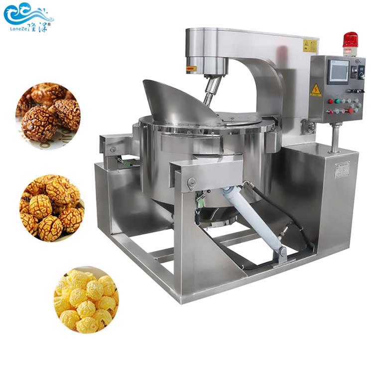 Large Automatic Commercial Caramel Ball Popcorn Machine