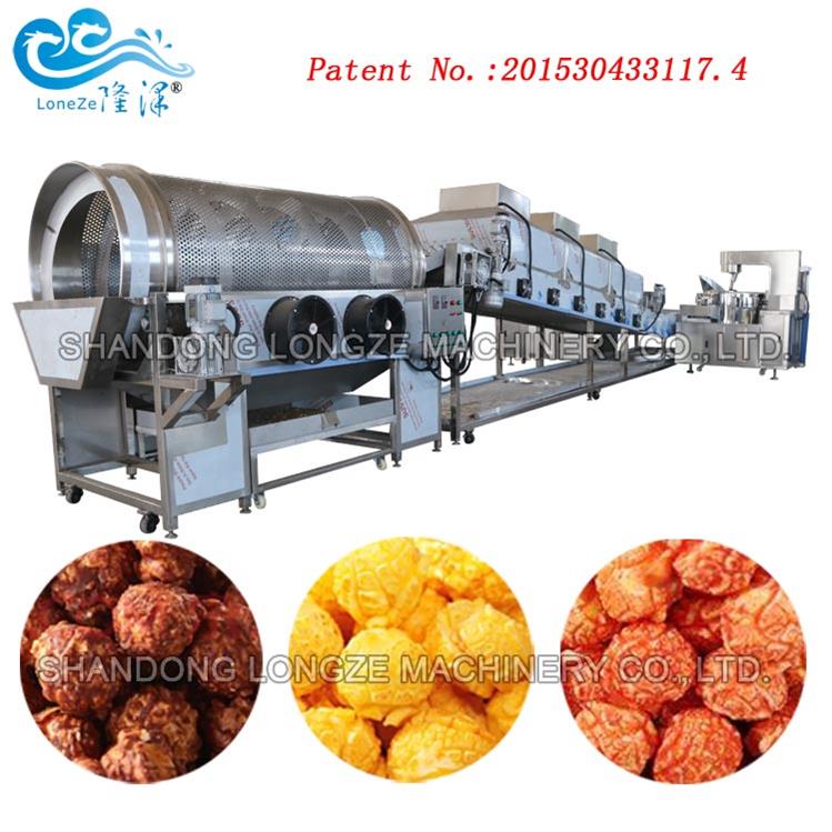 Highly Intelligent Popcorn Processing Production Line/Oopcorn Batch Processing Production Machine